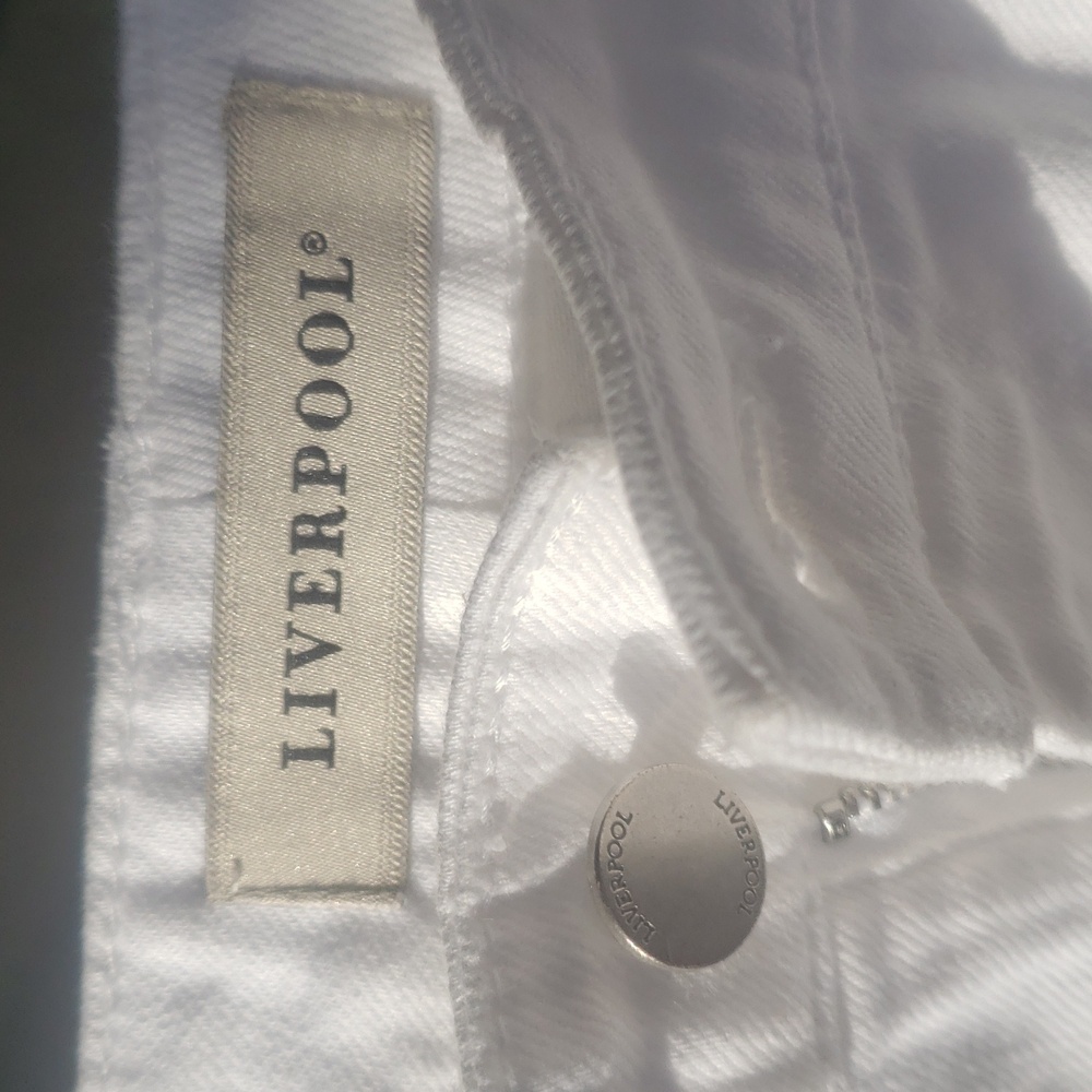 💜LIVERPOOL White Denim Jeans